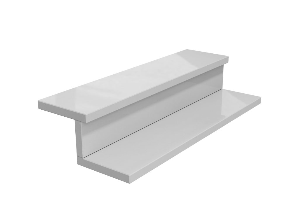Treppen aus Quarzkomposit Crystal White 2cm