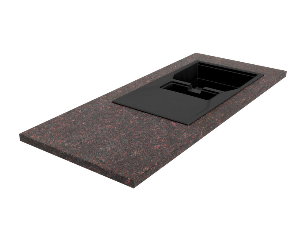 Küchen-Arbeitsplatte aus Granit Tan Brown 3cm LAPPATO