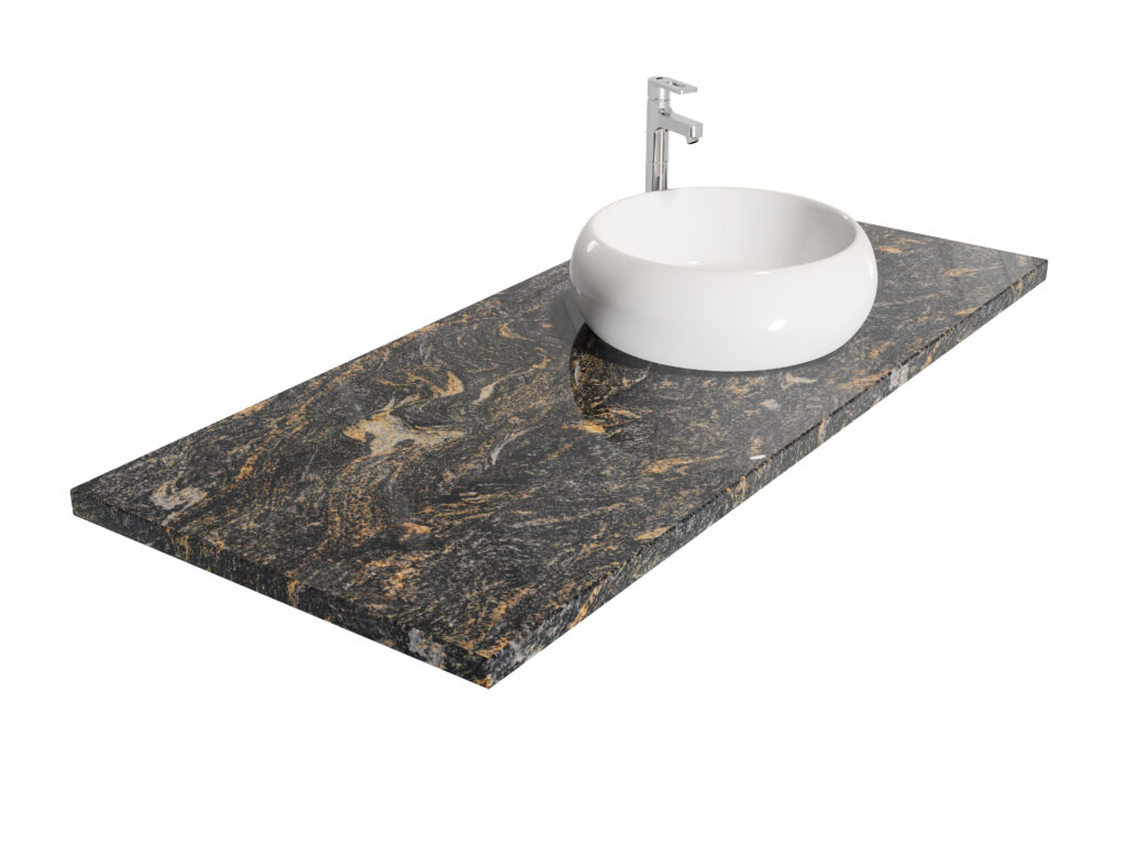 Badezimmer-Arbeitsplatte aus Granit Paradiso 2cm