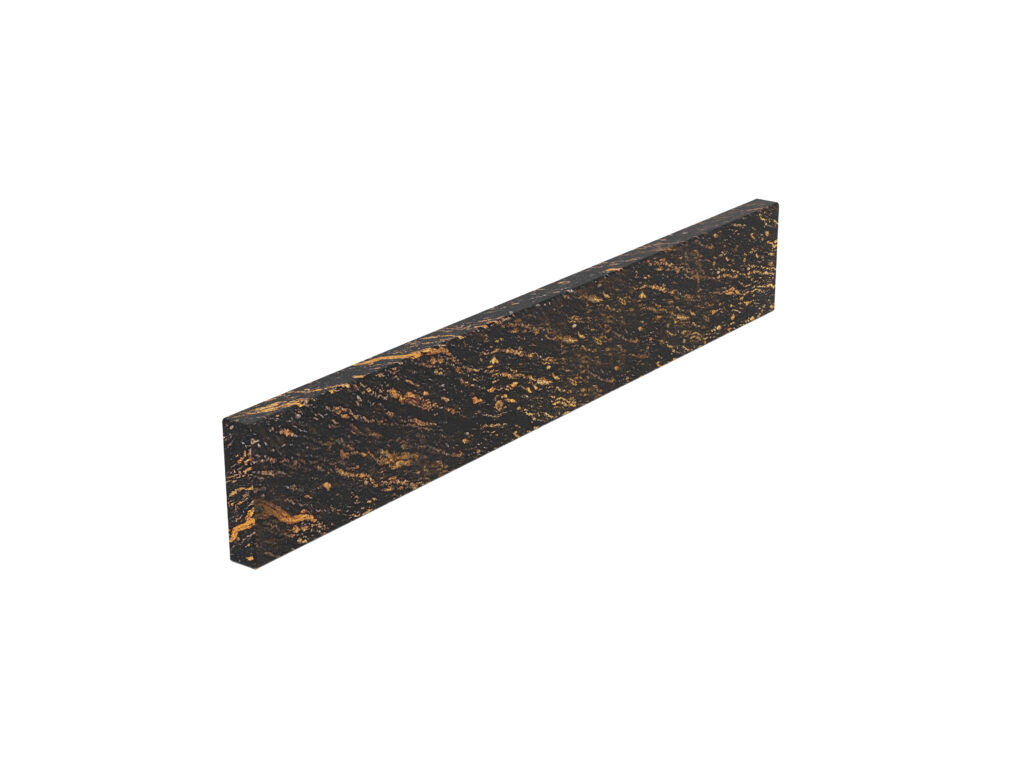 Granitsockel Gold Antracite 10cm