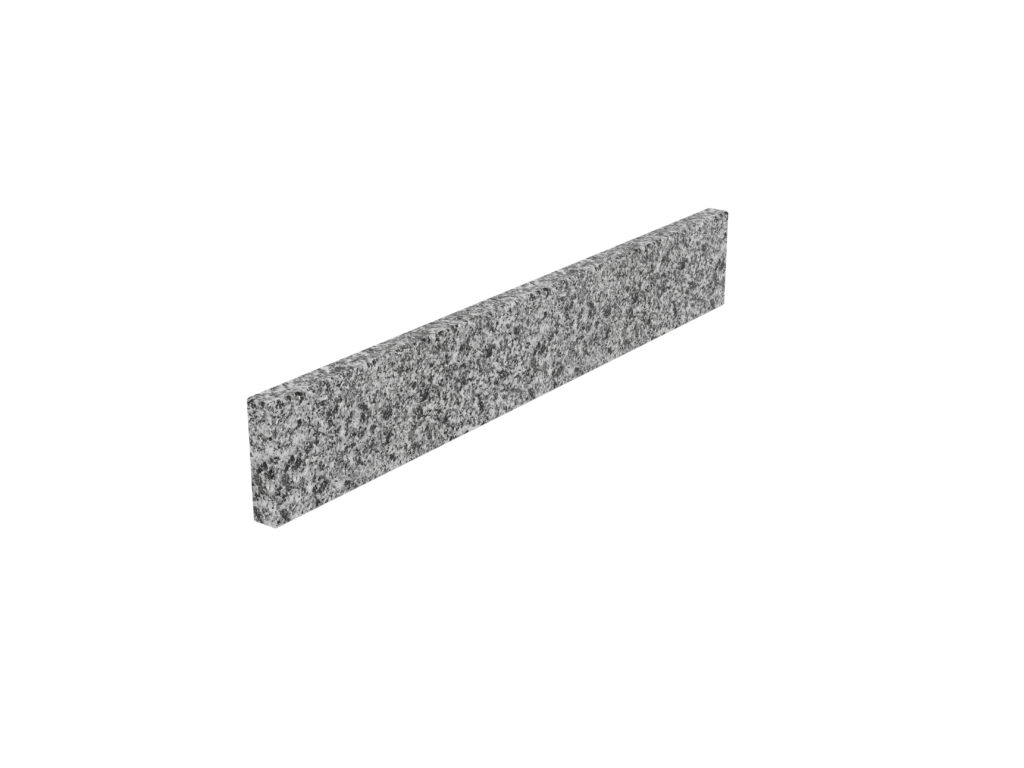 Granitsockel Grey 7cm GEFLAMMT