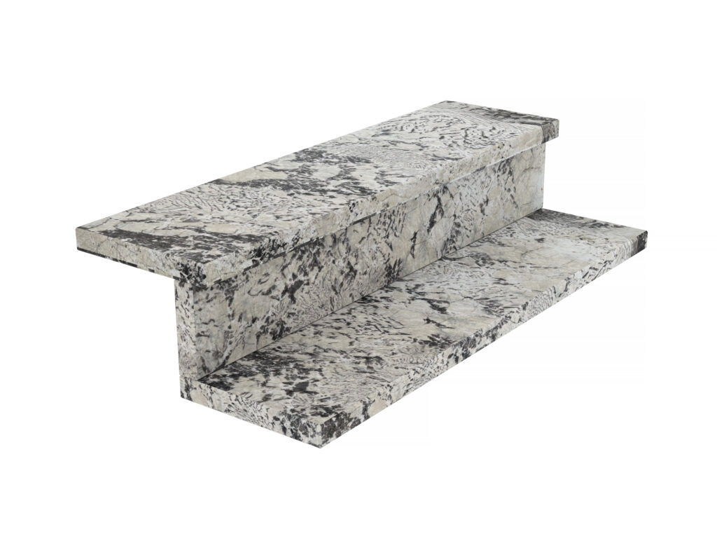Granit-Treppen Exotic White 2cm