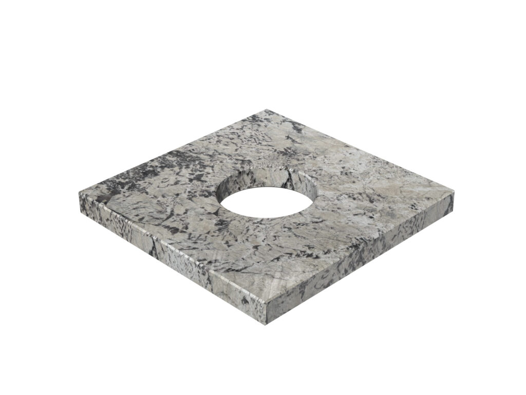 Schornsteinkapp Exotic White 3cm