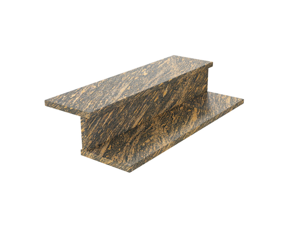 Granit-Treppen Gold Antracite 3cm LAPPATO